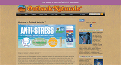 Desktop Screenshot of outbacknaturals.com